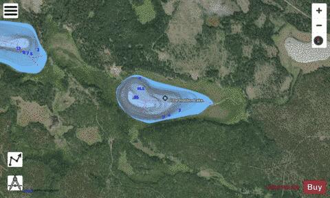 Little Holden Lake depth contour Map - i-Boating App - Satellite