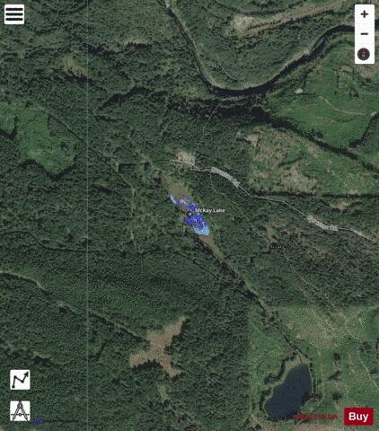 Mckay Lake depth contour Map - i-Boating App - Satellite