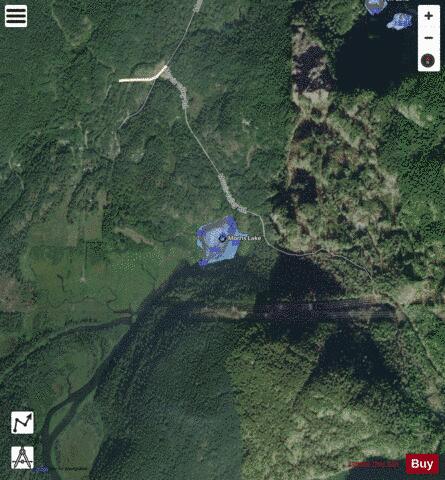 Morris Lake depth contour Map - i-Boating App - Satellite