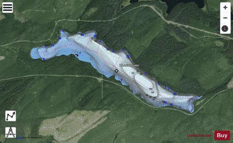Mossvale Lake depth contour Map - i-Boating App - Satellite