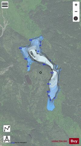 Nass Lake depth contour Map - i-Boating App - Satellite