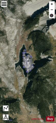 Og Lake depth contour Map - i-Boating App - Satellite