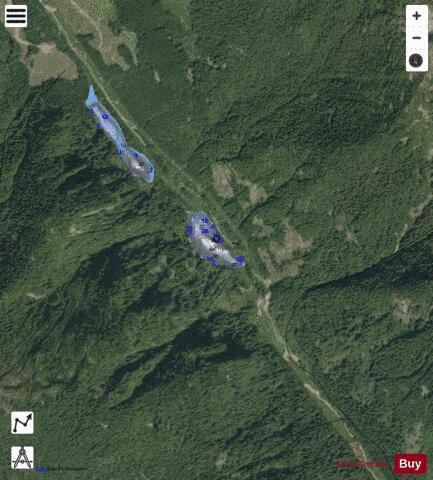 Phyllis Lake depth contour Map - i-Boating App - Satellite