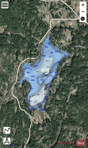 Prospect Lake depth contour Map - i-Boating App - Satellite