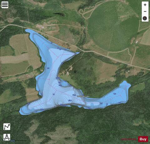 Tatalrose Lake depth contour Map - i-Boating App - Satellite
