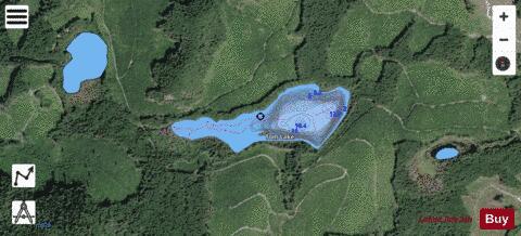 Tom Lake depth contour Map - i-Boating App - Satellite