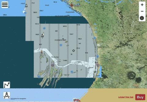B\xE9langer Island \xE0/to Cotter Island Marine Chart - Nautical Charts App - Satellite