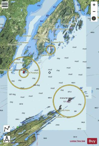 Passage Island to\a Thunder Bay Marine Chart - Nautical Charts App - Satellite