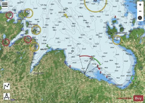 Owen Sound to\a Giants Tomb Island Marine Chart - Nautical Charts App - Satellite