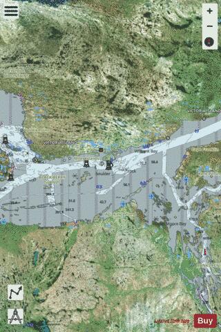 Coronation Gulf Eastern Portion/Partie est Marine Chart - Nautical Charts App - Satellite
