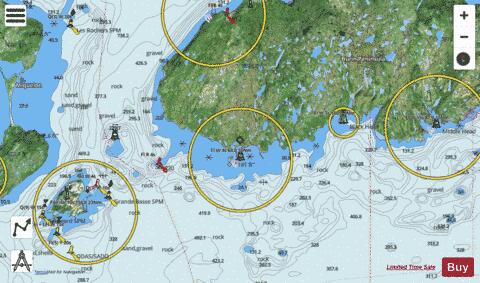Burin Pennisula to Sainte-Pierre Marine Chart - Nautical Charts App - Satellite