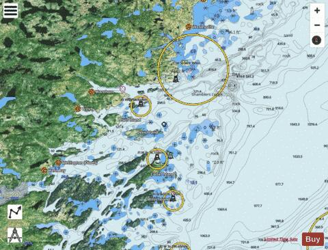 Bonavista Bay, Western Portion/Partie ouest Marine Chart - Nautical Charts App - Satellite
