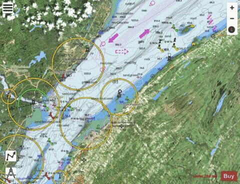 Ile du Bic au\to Cap de la Tete au Chien Marine Chart - Nautical Charts App - Satellite