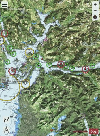 Nootka Sound (Part 2 of 2) Marine Chart - Nautical Charts App - Satellite
