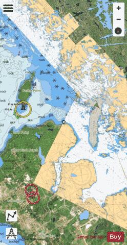 Midland to Giants Tomb Marine Chart - Nautical Charts App - Satellite