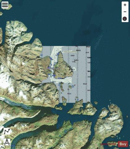 Broughton Island and Approaches/et les Approches Marine Chart - Nautical Charts App - Satellite