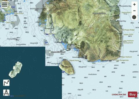 Resolute Passage Marine Chart - Nautical Charts App - Satellite