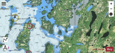 Bacalhao Island to Black Island Marine Chart - Nautical Charts App - Satellite