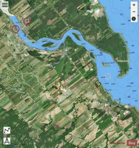 Rivière Ashuapmushuan Marine Chart - Nautical Charts App - Satellite