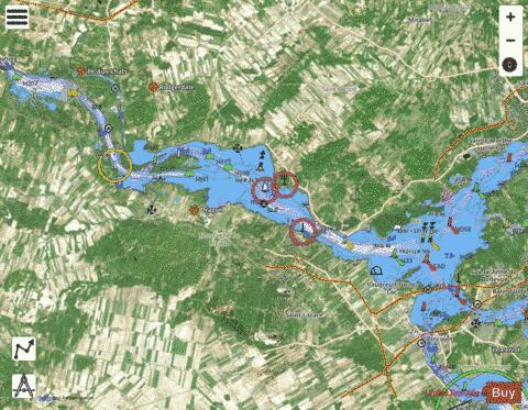 Lac Saint-Louis a\to Carillon Marine Chart - Nautical Charts App - Satellite
