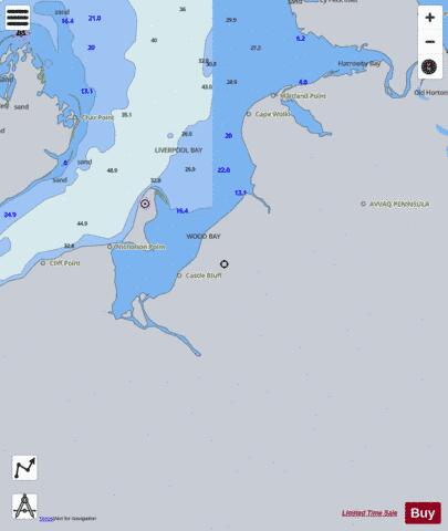 CA_CA4B74JA Marine Chart - Nautical Charts App - Satellite