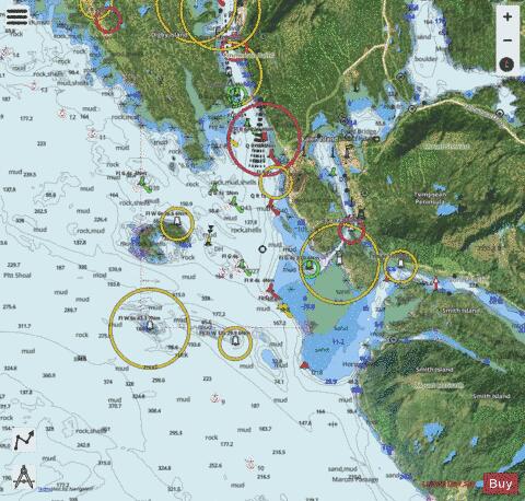 Prince Rupert Harbour Marine Chart - Nautical Charts App - Satellite