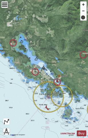 Ucluelet Inlet Marine Chart - Nautical Charts App - Satellite