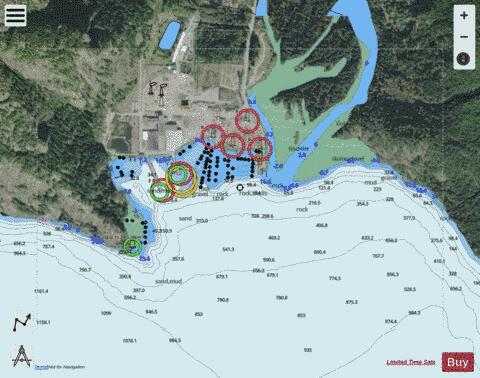 Gold River Marine Chart - Nautical Charts App - Satellite