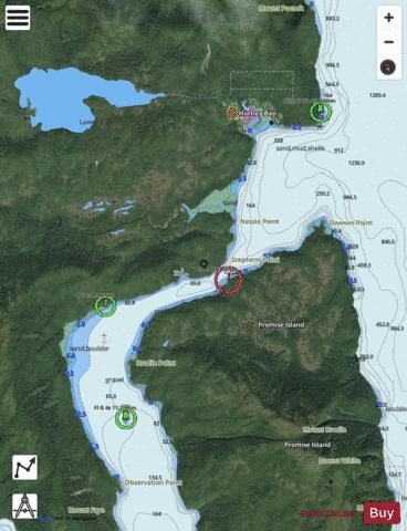 Coghlan Anchorage Marine Chart - Nautical Charts App - Satellite