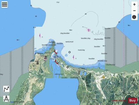 Churchill Harbour Marine Chart - Nautical Charts App - Satellite