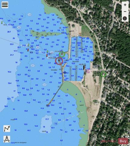 Port Elgin Marine Chart - Nautical Charts App - Satellite