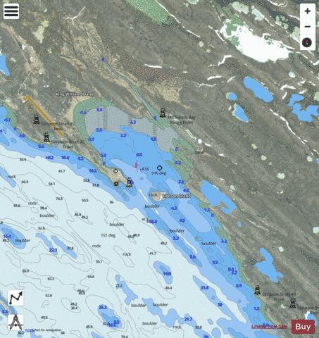 M'Clintock Bay Marine Chart - Nautical Charts App - Satellite
