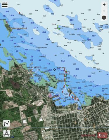 Collingwood Marine Chart - Nautical Charts App - Satellite