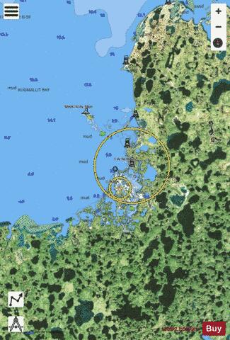 Tuktoyaktuk Harbour and Approaches Marine Chart - Nautical Charts App - Satellite