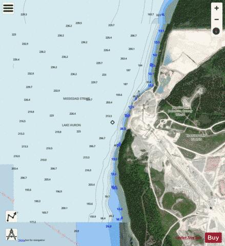 Meldrum Bay Marine Chart - Nautical Charts App - Satellite