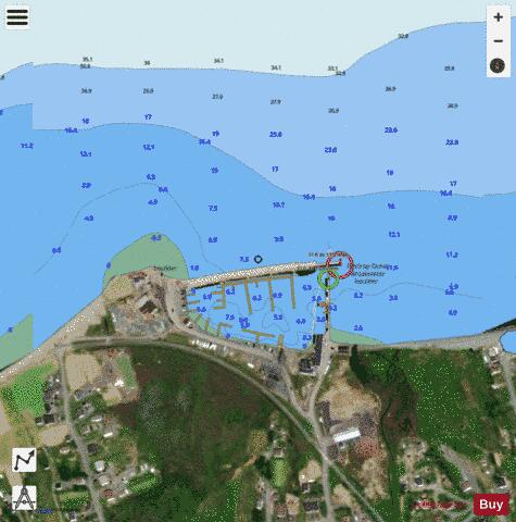 Foxtrap Marine Chart - Nautical Charts App - Satellite