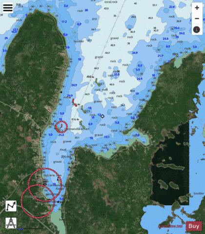 Carmanville Marine Chart - Nautical Charts App - Satellite