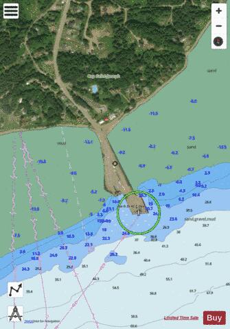 Saint-Joseph-de-la-Rive Marine Chart - Nautical Charts App - Satellite