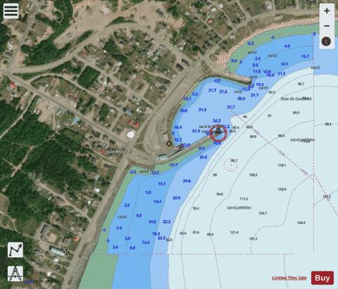 Godbout Marine Chart - Nautical Charts App - Satellite