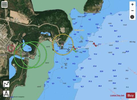 Forestville Marine Chart - Nautical Charts App - Satellite