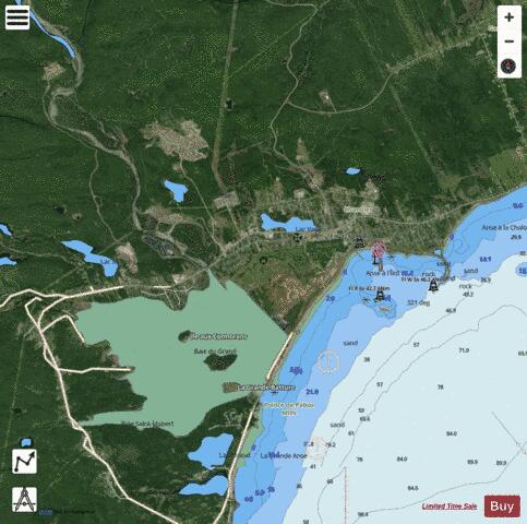 Chandler Marine Chart - Nautical Charts App - Satellite