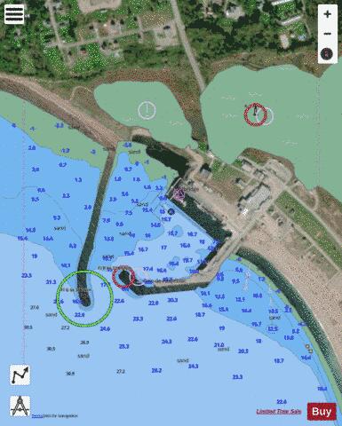 Quai / Wharf Paspebiac-Ouest Marine Chart - Nautical Charts App - Satellite