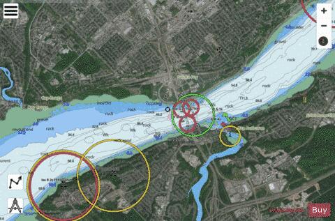 Port de Quebec - Continuation A Marine Chart - Nautical Charts App - Satellite