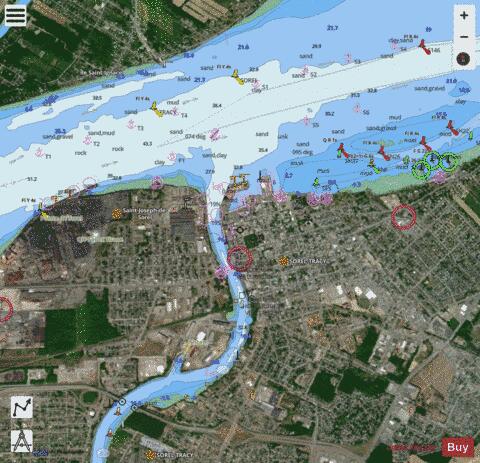 Port de Sorel-Tracy Marine Chart - Nautical Charts App - Satellite