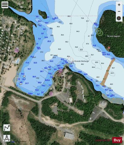 Dame-en-terre Marine Chart - Nautical Charts App - Satellite