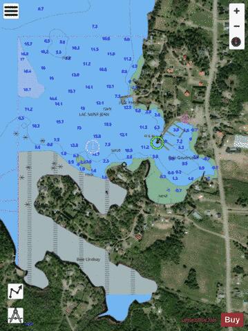 Baie Gaudreault Marine Chart - Nautical Charts App - Satellite