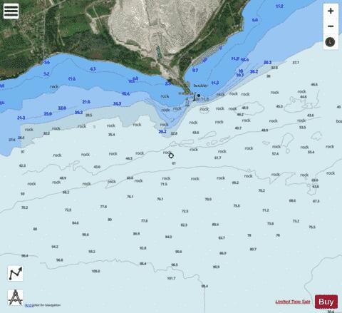 St. Lawrence Cement Company Wharf Marine Chart - Nautical Charts App - Satellite