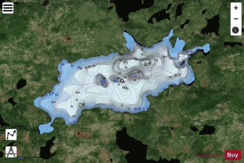 Gibbons Pond depth contour Map - i-Boating App - Satellite