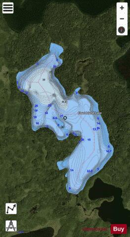 Float Island Lake depth contour Map - i-Boating App - Satellite
