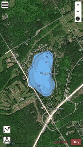 Lake St. George depth contour Map - i-Boating App - Satellite